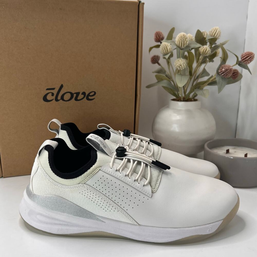 Clove Classic Nursing Sneaker Brilliant White/Black Collar Women W11.5/M10 Men
